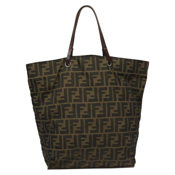 Fendi Zucca Brown Canvas tote - Picture 1 of 10